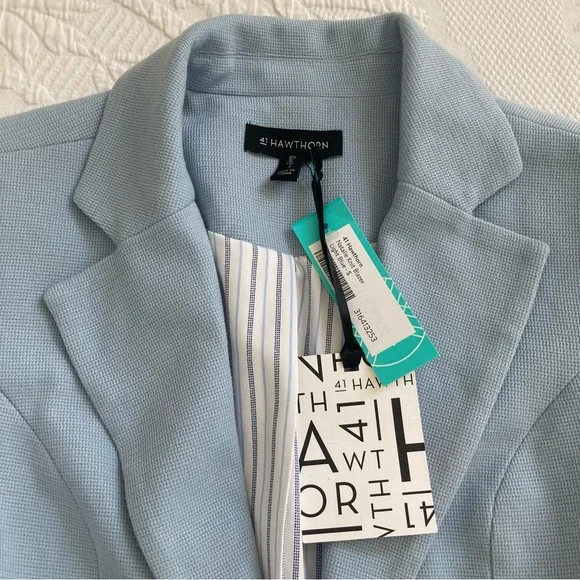 41 Hawthorn Light Blue Blazer - NWOT - Picture 2 of 14